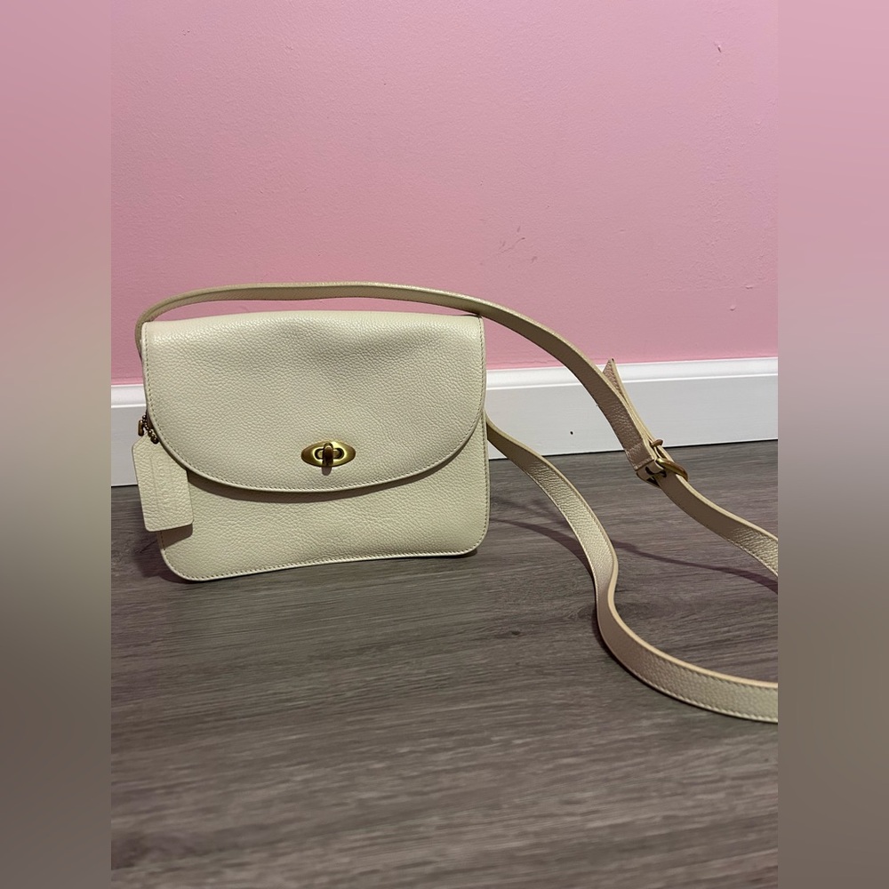 Coach Cream Crossbody Bag